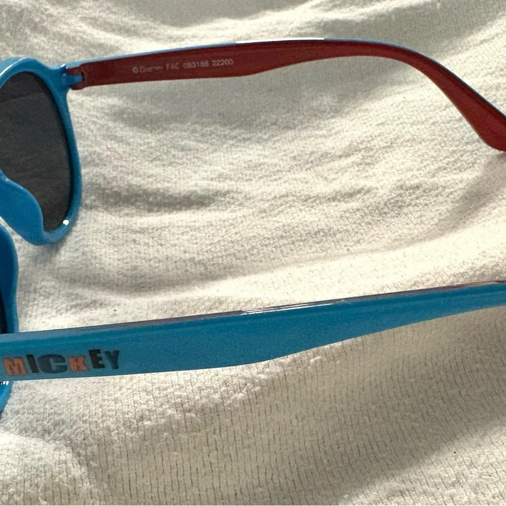 Mickey Mouse Blue Patterned Sunglasses